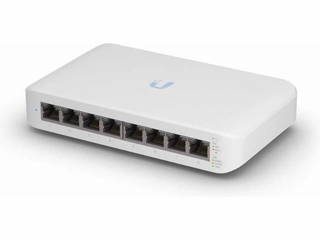 Ubiquiti - unifi switch lite - fully managed netwerkswitch - 8 poort - 52w poe - afbeelding 1 van  2