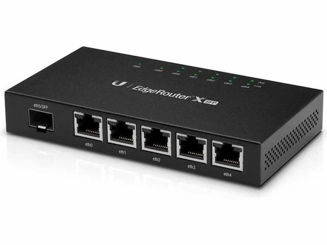 Ubiquiti edgerouter x sfp - router - 5 poorten - poe - afbeelding 1 van  2