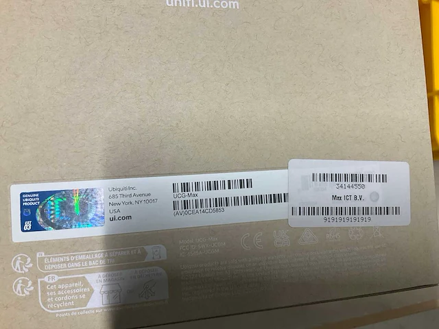 Ubiquiti unifi cloud gateway max - afbeelding 3 van  3