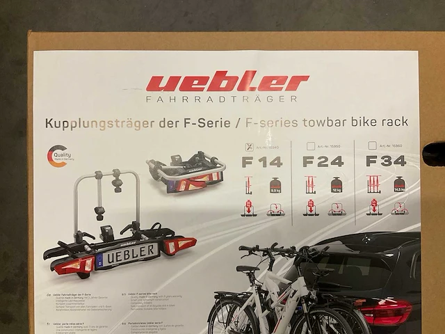 Uebler f14 fietsendrager - afbeelding 2 van  3