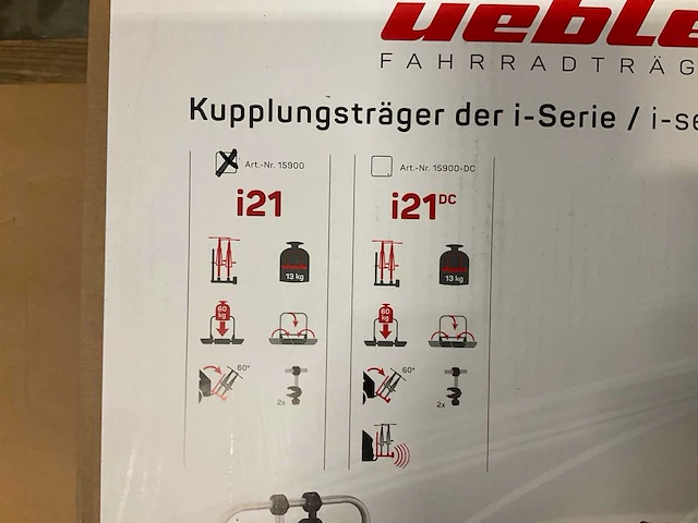 Uebler i 21 fietsdrager - afbeelding 2 van  4