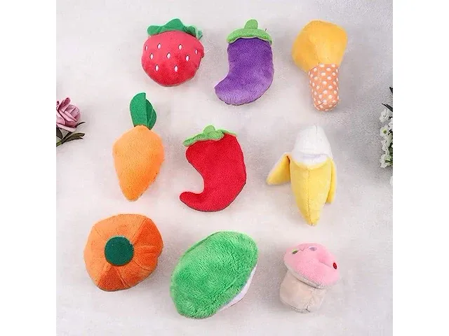 Ueetek pluche speelgoed 9 stuks + setje sokjes en armbandjes voor baby's - afbeelding 3 van  4