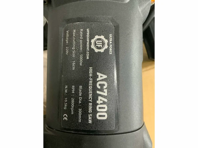 Uf equipment - ac7400 - ringzaag - afbeelding 10 van  24