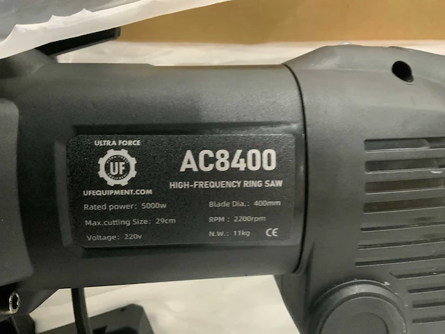 Uf equipment - ac8400 - ringzaag - afbeelding 14 van  20
