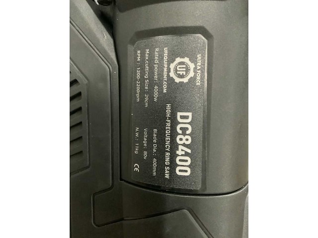 Uf equipment - dc8400 - ringzaag - afbeelding 6 van  11
