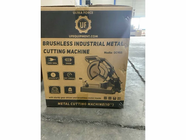 Uf equipment - dc955 - cirkelzaagmachine metaal - afbeelding 13 van  21