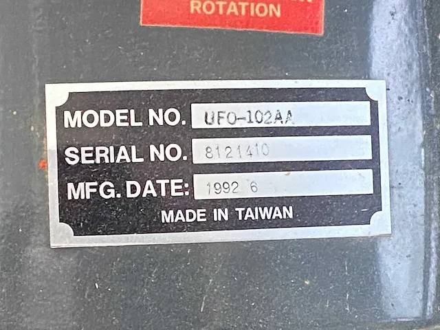 Ufo-102aa - mobiele afzuiginstallatie - 1992 - afbeelding 2 van  5