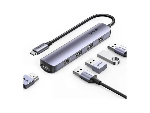 Ugreen usb c hub - multifunctionele adapter voor maximale connectiviteit - afbeelding 3 van  3