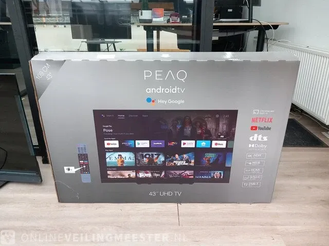 Uhd televisie peaq, ptv 43uo-isnb - afbeelding 2 van  5