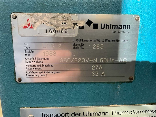 Uhlmann blister verpakkingslijn - afbeelding 39 van  45