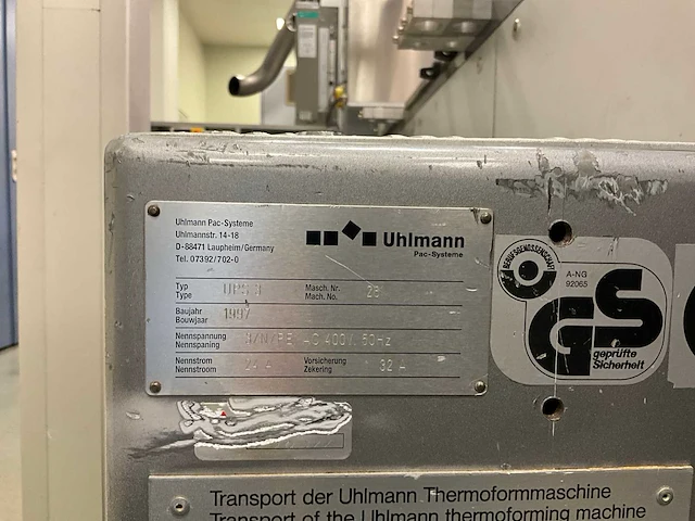 Uhlmann blister verpakkingsmachine - afbeelding 13 van  23