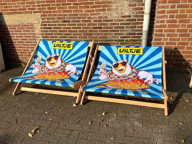 Uiltje 0852 strandbedden (4x) - afbeelding 1 van  8