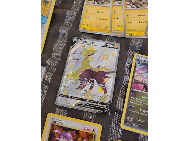 Uit 1999 – zeldzame gegrade topps pokémonkaart 'geodude, graveler & golem' (mint 9 met back 10) + vintage & moderne kaartenmix - afbeelding 7 van  7