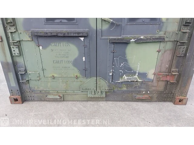 Uitbreidbare shelter u.s. army, 5411-01-294-9866, bouwjaar 1991 - afbeelding 3 van  46