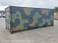 Uitbreidbare shelter u.s. army, 5411-01-294-9866, bouwjaar 1991