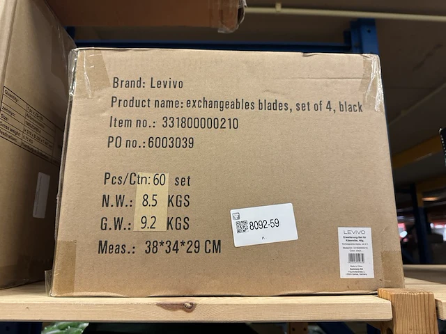 Uitbreidingsset voor kaasrasp 4-delig levivo - afbeelding 3 van  4