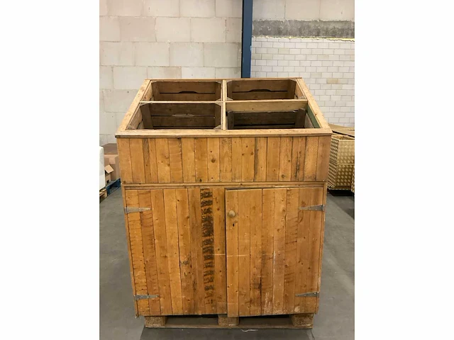Uitgiftebalie verkoopbalie steigerhout - afbeelding 1 van  8