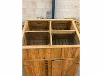 Uitgiftebalie verkoopbalie steigerhout - afbeelding 2 van  8