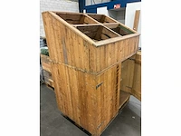 Uitgiftebalie verkoopbalie steigerhout - afbeelding 4 van  8