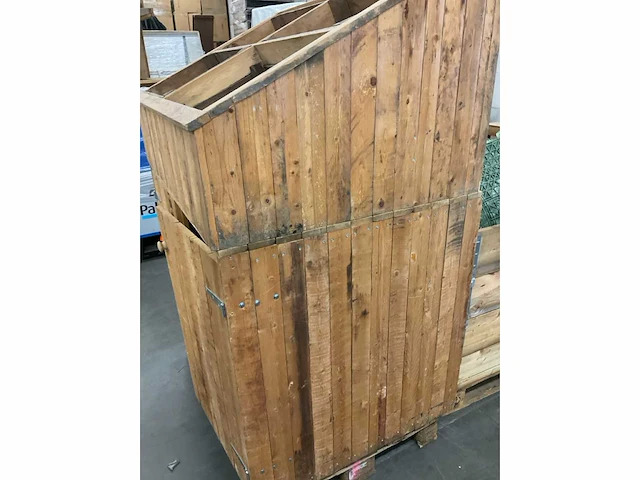Uitgiftebalie verkoopbalie steigerhout - afbeelding 7 van  8