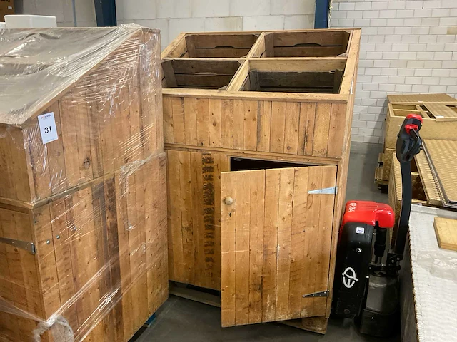 Uitgiftebalie verkoopbalie steigerhout - afbeelding 8 van  8