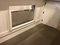 Uitgiftebalie wit met plexiglas en betonlook bovenblad t.b.v. bar - afbeelding 4 van  4
