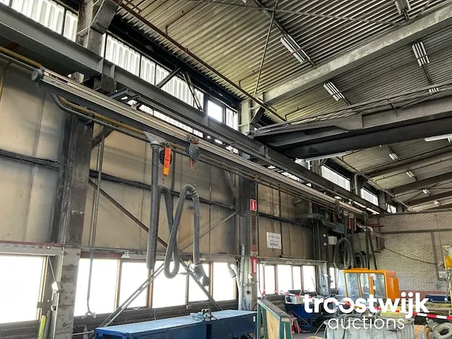 Uitlaatgas afzuiging, railsysteem - afbeelding 1 van  3