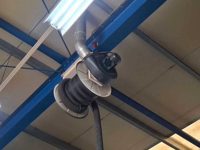Uitlaatgas slanghaspel met afzuigmotor - afbeelding 1 van  3