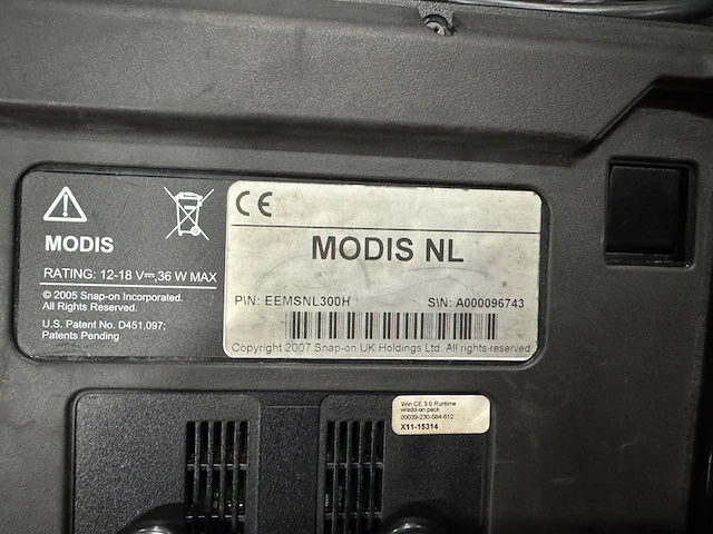 Uitleesapparaat met software voor uitlezen 24 automerken snap-on, modis - afbeelding 6 van  6
