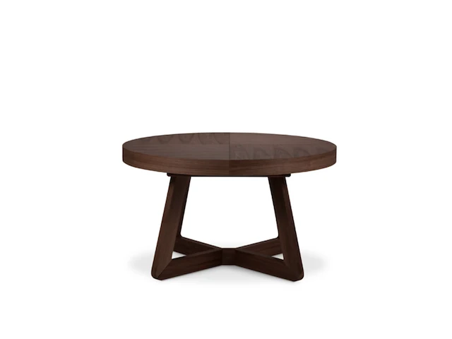Uitschuifbare eettafel 130x130x76 cm, windsor & co, bodil, walnoot - afbeelding 7 van  7