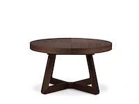 Uitschuifbare eettafel 130x130x76 cm, windsor & co, bodil, walnoot - afbeelding 7 van  7