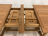 Uitschuifbare tuintafel 190 cm - afbeelding 4 van  5