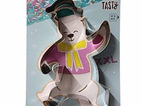 Uitsteekvorm 21 cm - dansende beer 10 stuks - afbeelding 2 van  3