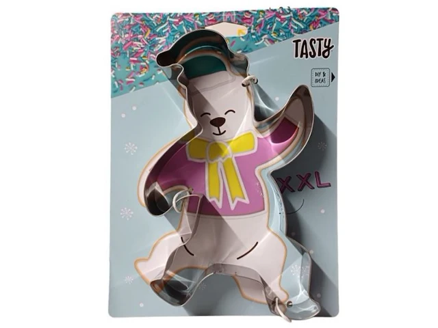 Uitsteekvorm 21 cm - dansende beer 20 stuks - afbeelding 1 van  3