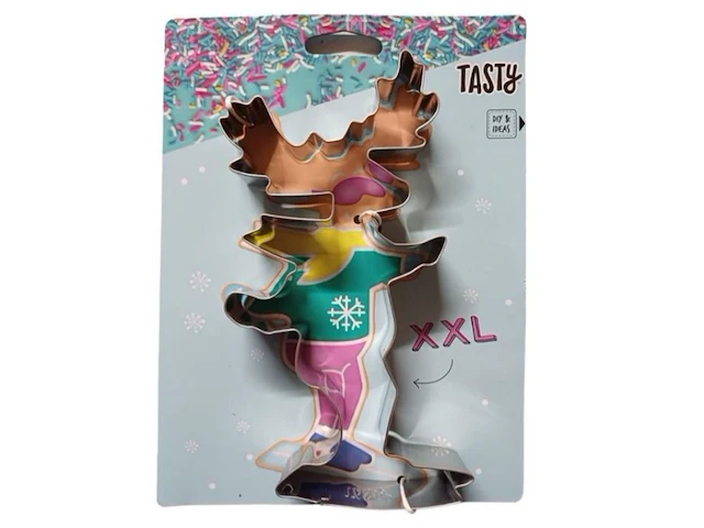 Uitsteekvorm 21 cm - skiende eland 5 stuks - afbeelding 3 van  5