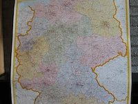 Uittrekbare landkaartdisplay met o.a. kaarten van europa, nederland en italië. afmeting 140 x 41 x 12 cm - afbeelding 4 van  7