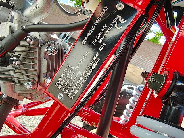 Ultra - 125cc - quad rood - 7 inch - afbeelding 8 van  29