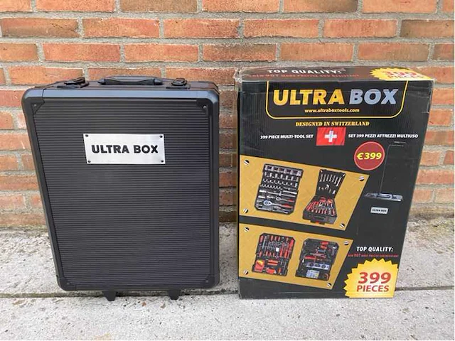 Ultra box 399 delig gevulde gereedschapskoffer - afbeelding 2 van  6