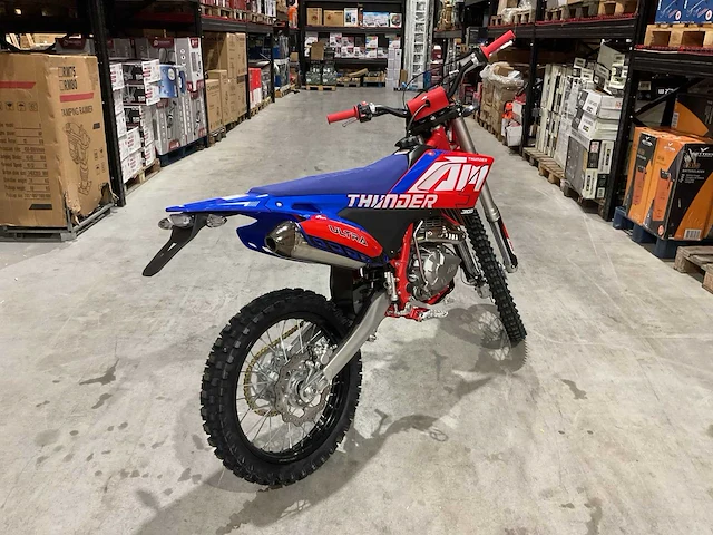 Ultra cross thunder 300 blauw agb40-1 motorfiets - afbeelding 24 van  24