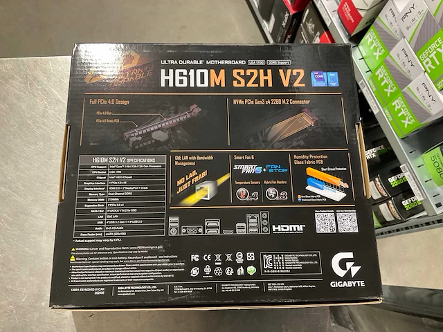 Ultra durable h610m s2h v2 moederbord - afbeelding 2 van  3