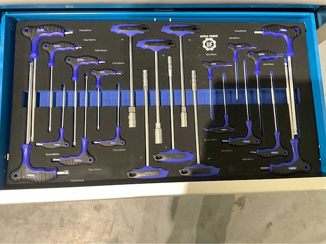 Ultra force - 2025 - 387 delige pro - gereedschapswagen met softclose - afbeelding 22 van  28