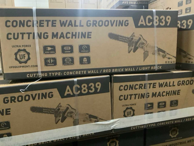 Ultra force equipment - ac839 - betonzaag incl. waterpomp - afbeelding 18 van  21