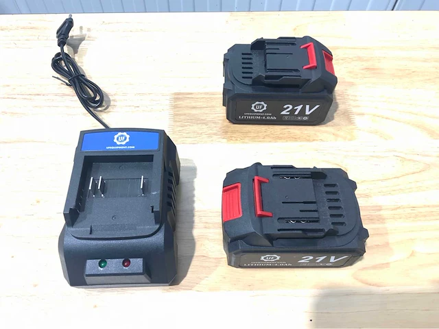 Ultra force equipment - accu gereedschapsset 4 in 1, schroefmachine, slagmoersleutel, boormachine, slijper. - afbeelding 10 van  11