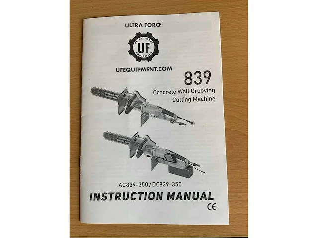 Ultra force equipment - betonzaag ac839 - afbeelding 10 van  20