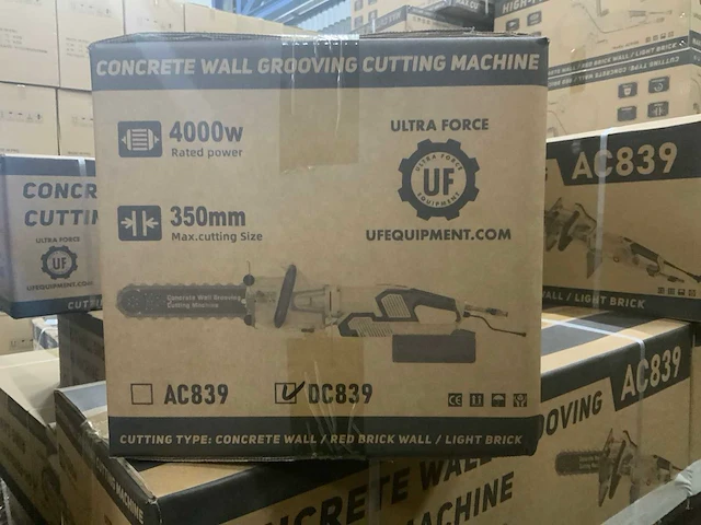 Ultra force equipment - dc839 - betonzaag, lengte zaagblad 350 - afbeelding 2 van  17