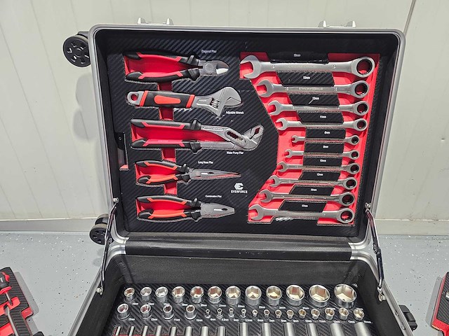 Ultra force equipment - gereedschapstrolley 238 pcs gereedschap - afbeelding 8 van  9