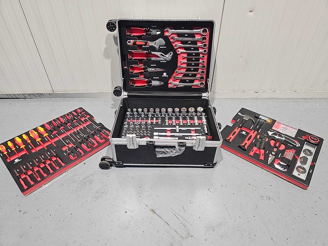 Ultra force equipment - gereedschapstrolley 238 pcs gereedschap - afbeelding 1 van  9