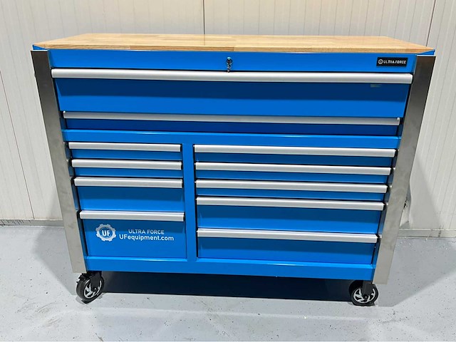 Ultra force equipment - gereedschapswagen 11 laden, 386 pcs gereedschap, softclose - afbeelding 2 van  17