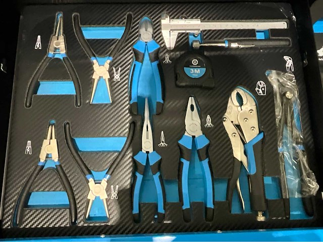 Ultra force equipment - gereedschapswagen 12 laden incl 269 pcs gereedschap - afbeelding 4 van  26