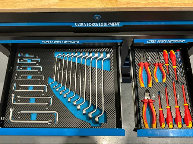 Ultra force equipment - gereedschapswagen 12 laden incl 269 pcs gereedschap - afbeelding 8 van  20